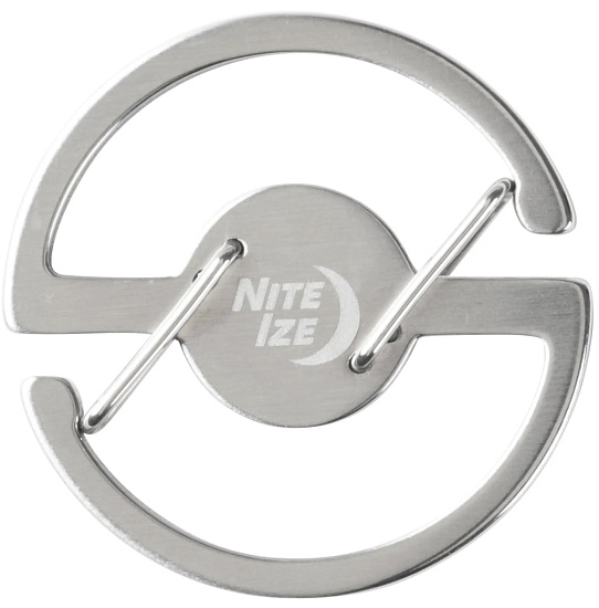 Брелок Nite Ize Medallion Key Carabiner Cтальной - Фото 2 большая