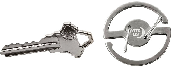 Брелок Nite Ize Medallion Key Carabiner Cтальной - Фото 3 большая