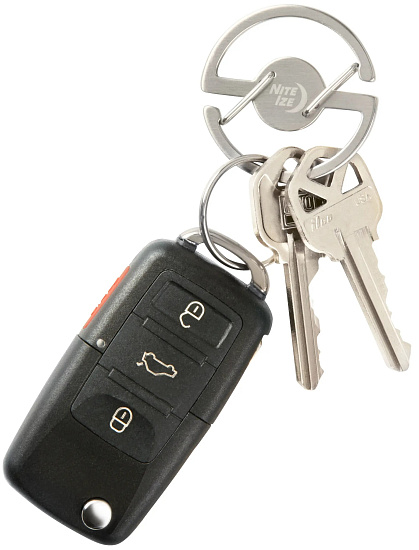 Брелок Nite Ize Medallion Key Carabiner Cтальной - Фото 4 большая