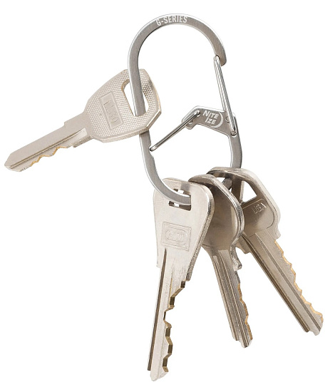 Карабин металлический Nite Ize G-Biner (2 шт) cтальной - Фото 5 большая