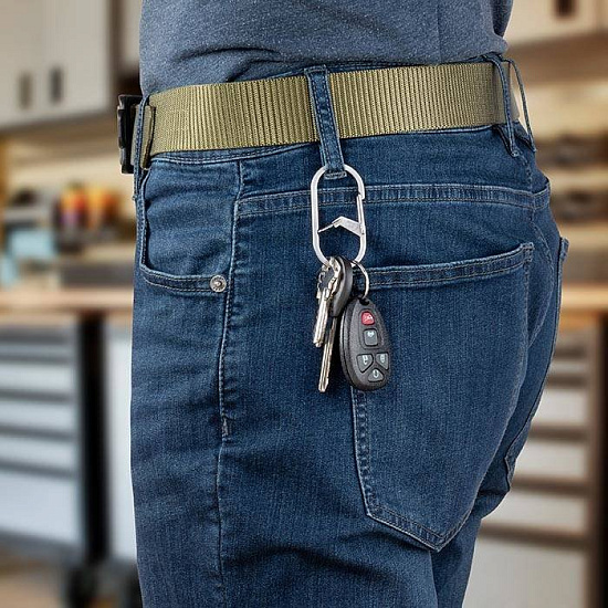 Карабин металлический Nite Ize G-Biner 2 Черный - Фото 3 большая