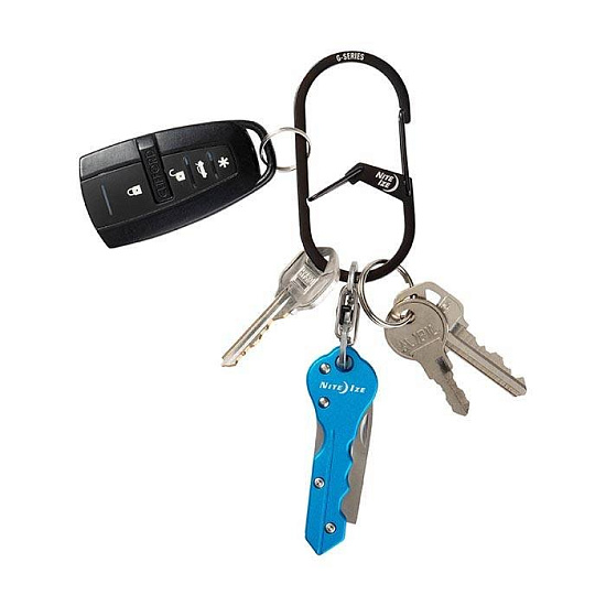 Карабин металлический Nite Ize G-Biner 2 Черный - Фото 4 большая