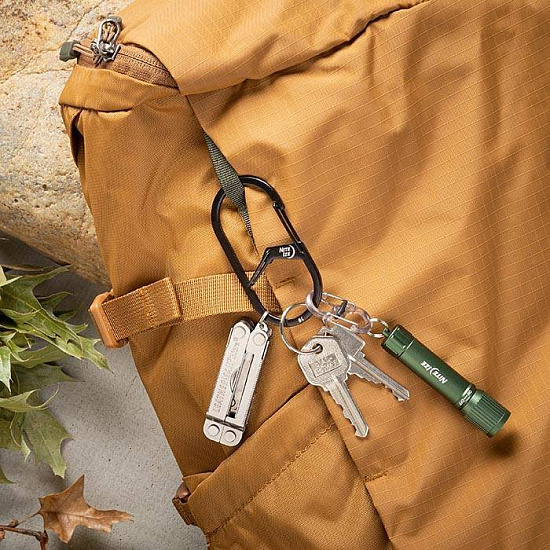 Карабин металлический Nite Ize G-Biner 2 Черный - Фото 5 большая