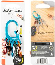 Брелок для ключей Nite Ize BigFoot Locker KeyRack Aluminum