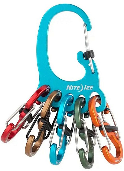 Брелок для ключей Nite Ize BigFoot Locker KeyRack Aluminum - Фото 2 большая