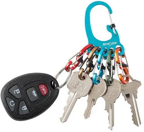 Брелок для ключей Nite Ize BigFoot Locker KeyRack Aluminum - Фото 3 большая