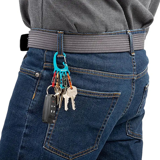 Брелок для ключей Nite Ize BigFoot Locker KeyRack Aluminum - Фото 8 большая