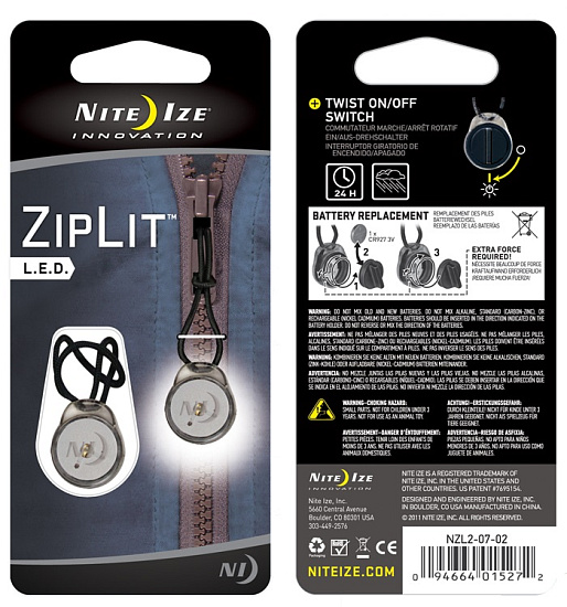 Светодиодный маркер Nite Ize ZipLit™ LED White (2 шт.) - Фото 1 большая