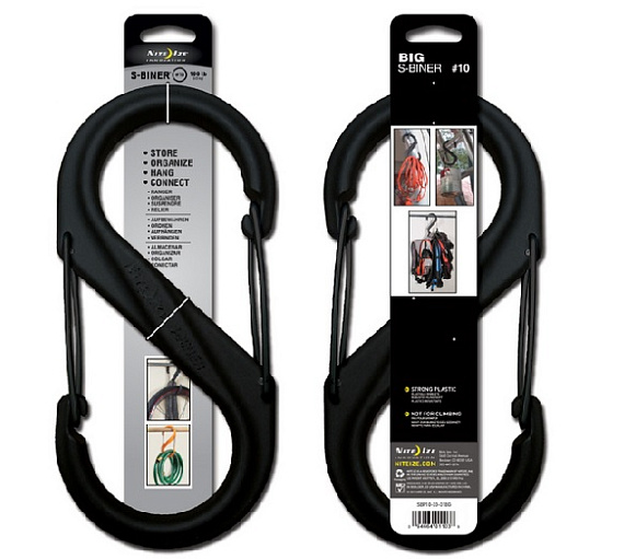 Карабин Nite Ize S-Biner #10 Black - Фото 1 большая