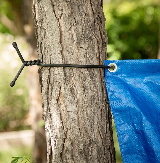 Гибкие стяжки Nite Ize Gear Tie Reusable Rubber Twist Tie 64" (1шт) Orange - Фото 4 большая