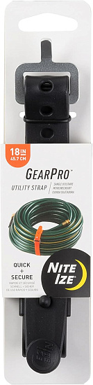 Гибкие стяжки Nite Ize GearPro Utility Strap 18 in (1шт) Black - Фото 1 большая