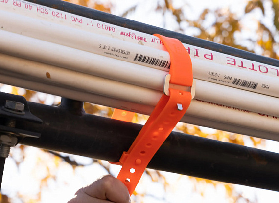 Гибкие стяжки Nite Ize GearPro Utility Strap 24 in (1шт) Black - Фото 3 большая