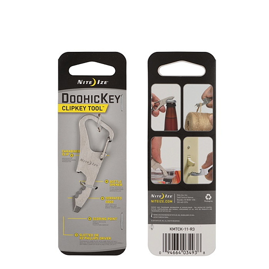Карманный инструмент Nite Ize DoohicKey ClipKey Steel - Фото 1 большая