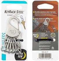 Брелок Nite Ize KeyRack Steel S-Biner Steel