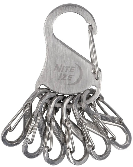 Брелок Nite Ize KeyRack Steel S-Biner Steel - Фото 2 большая
