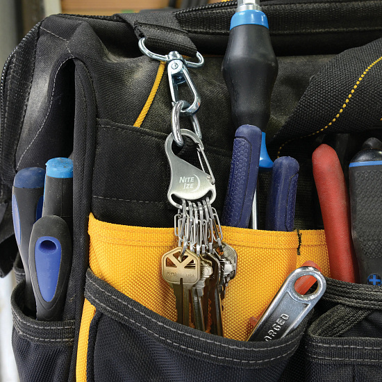 Брелок Nite Ize KeyRack Steel S-Biner Steel - Фото 4 большая