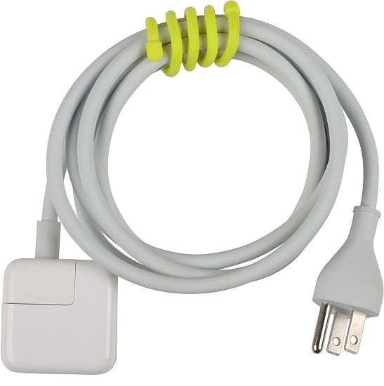 Гибкие стяжки Nite Ize Gear Tie Reusable Rubber Twist Tie 12" (2шт) Neon Yellow - Фото 3 большая