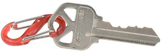 Брелок Nite Ize KeyRing S-Biner Stainless - Фото 3 большая
