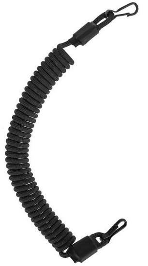 Страховочный тренчик Cord с карабинами Black - Фото 1 большая