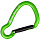 Карабин Kong Harness Alu 5мм Green/Black - Фото 1 малая