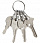 Брелок для ключей Nite Ize Keyring Microlink Stainless - Фото 1 малая