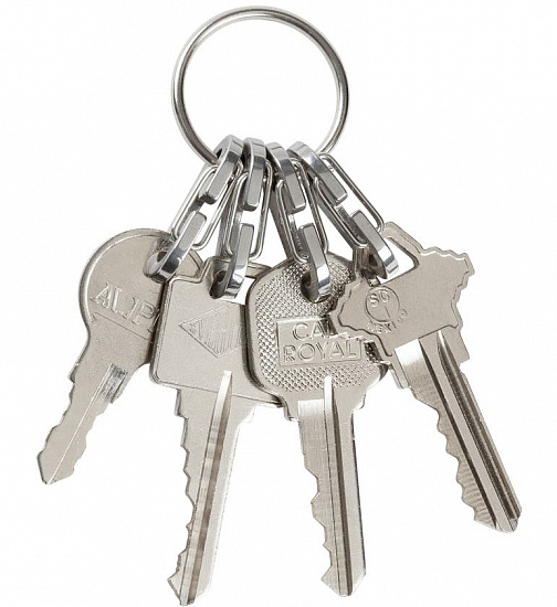 Брелок для ключей Nite Ize Keyring Microlink Stainless - Фото 1 большая