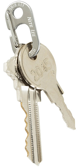 Брелок для ключей Nite Ize Keyring Microlink Stainless - Фото 4 большая