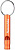 Брелок-свисток Naturehike Emergency Whistle Short Orange - Фото 1 малая