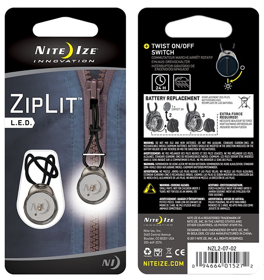 Светодиодный маркер Nite Ize ZipLit™ LED White - Фото 1 большая