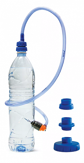 Трубка Source Convertube Snep Transparent Blue - Фото 1 большая