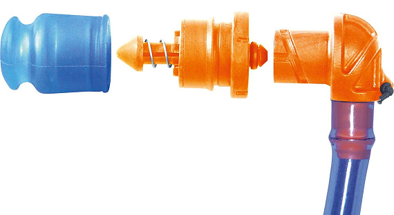 Клапан для питьевой системы Source Helix Valve Orange - Фото 3 большая