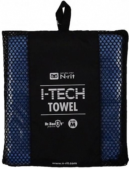 Полотенце N-rit I-Tech Towel L 60x120 Green - Фото 3 большая