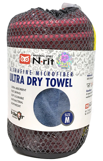 Полотенце N-rit Ultra Dry Towel XL 63.5x150 Green - Фото 2 большая