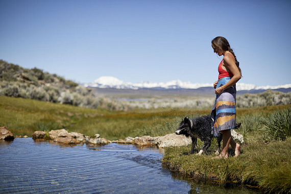 Полотенце PackTowl Personal Beach Midnight - Фото 4 большая