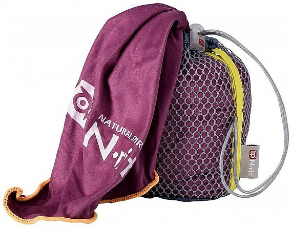 Полотенце N-rit Super Light Towel M 40x80 Purple - Фото 2 большая