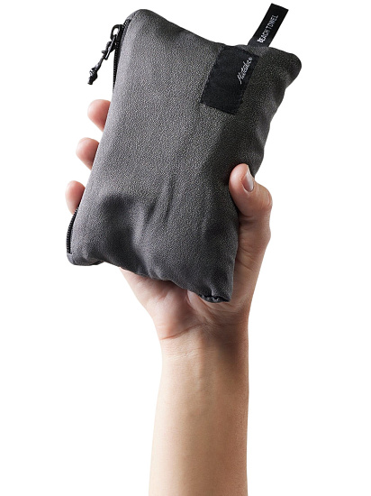Полотенце Matador Packable Beach Towel (153x76) Gray - Фото 4 большая