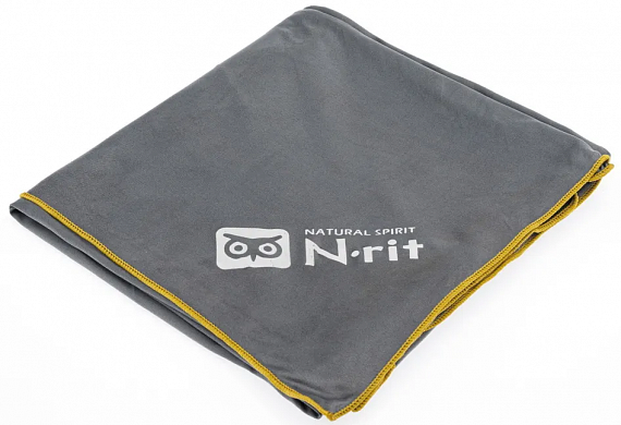 Полотенце N-rit Super Light Towel L 60x120 Dark Grey - Фото 1 большая
