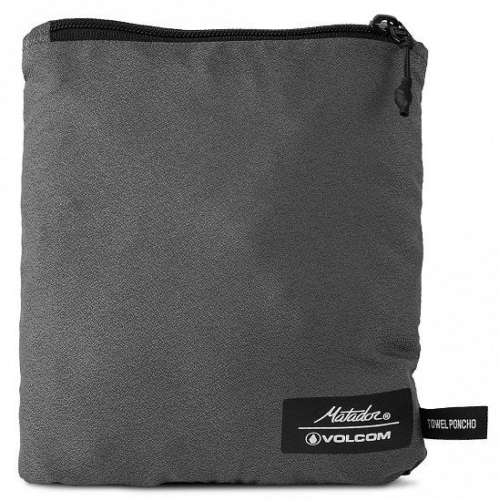Полотенце-пончо Matador Packable Towel Poncho Grey - Фото 4 большая