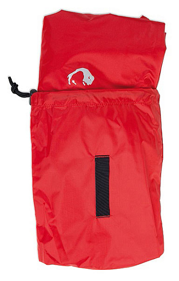 Плащ унисекс Tatonka Poncho 1 Red - Фото 3 большая