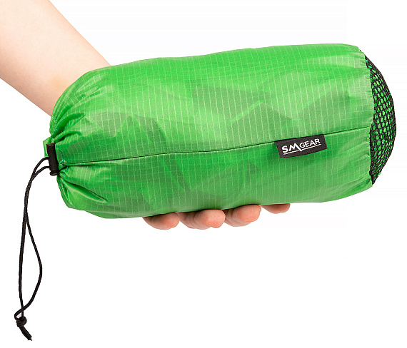 Пончо-тент SMGear Силикон Зеленый - Фото 3 большая
