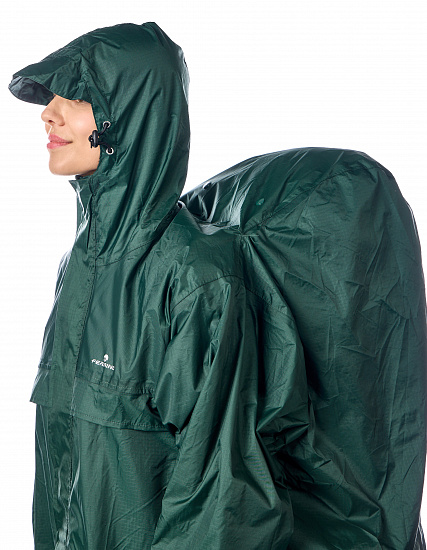 Пончо Ferrino Trekker Ripstop L/XL Green - Фото 5 большая