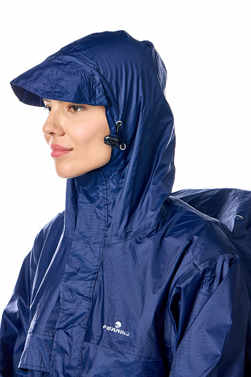 Пончо Ferrino Trekker Ripstop L/XL Blue - Фото 4 большая
