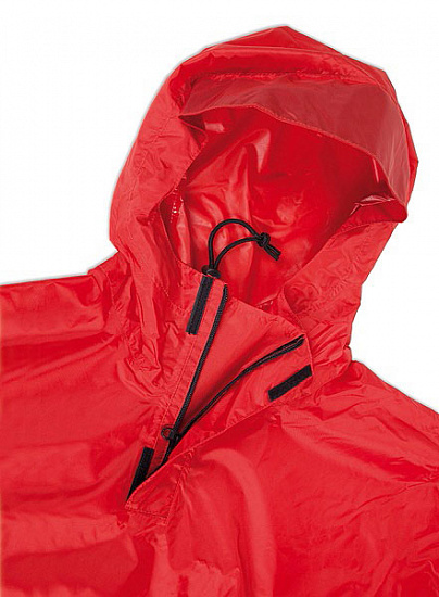 Плащ Tatonka Poncho 3 Red - Фото 2 большая