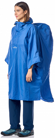 Пончо Ferrino Hiker Raincoat Blue - Фото 2 большая