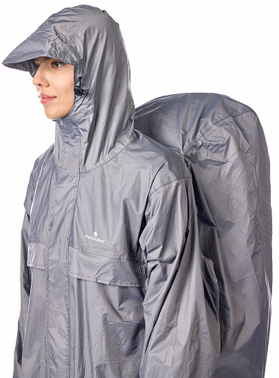 Пончо Ferrino Trekker Ripstop L/XL Light Grey - Фото 4 большая