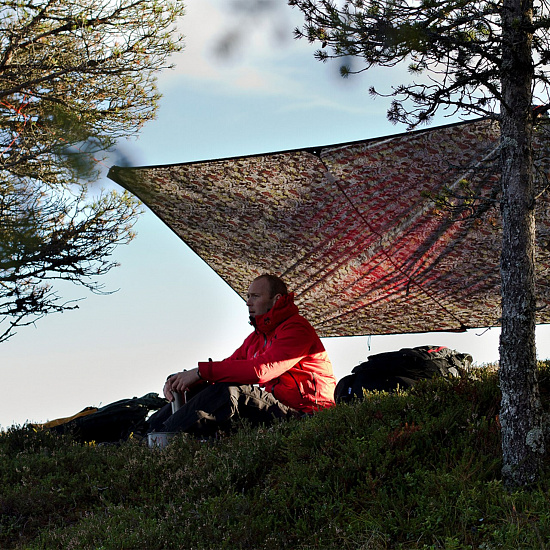 Пончо Helsport Fjellduk X-trem Kamuflasje Fjell - Фото 4 большая