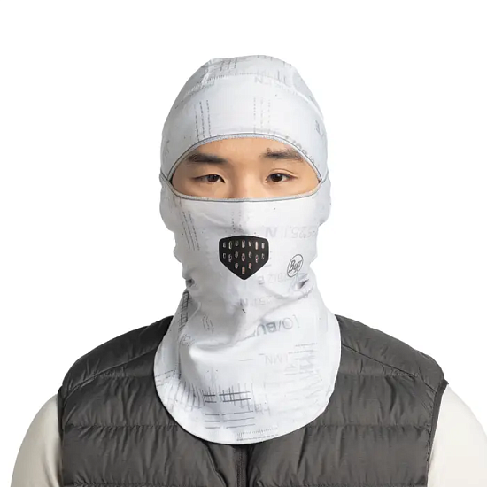 Балаклава Buff Thermonet Hinged Pristo Ash - Фото 2 большая