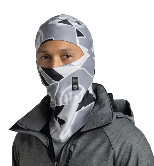 Балаклава Buff Thermonet Hinged Skaret Grey - Фото 2 большая