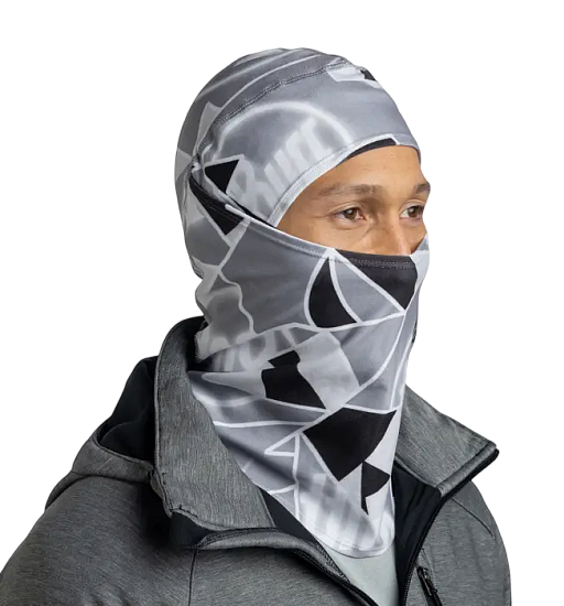 Балаклава Buff Thermonet Hinged Skaret Grey - Фото 3 большая