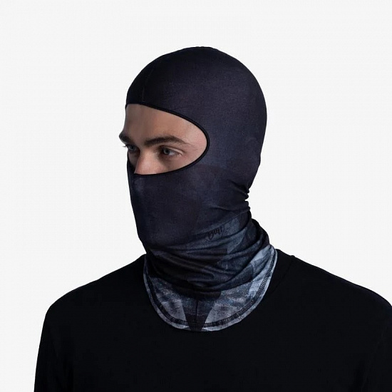 Балаклава Buff Microfiber Geoline Grey - Фото 4 большая